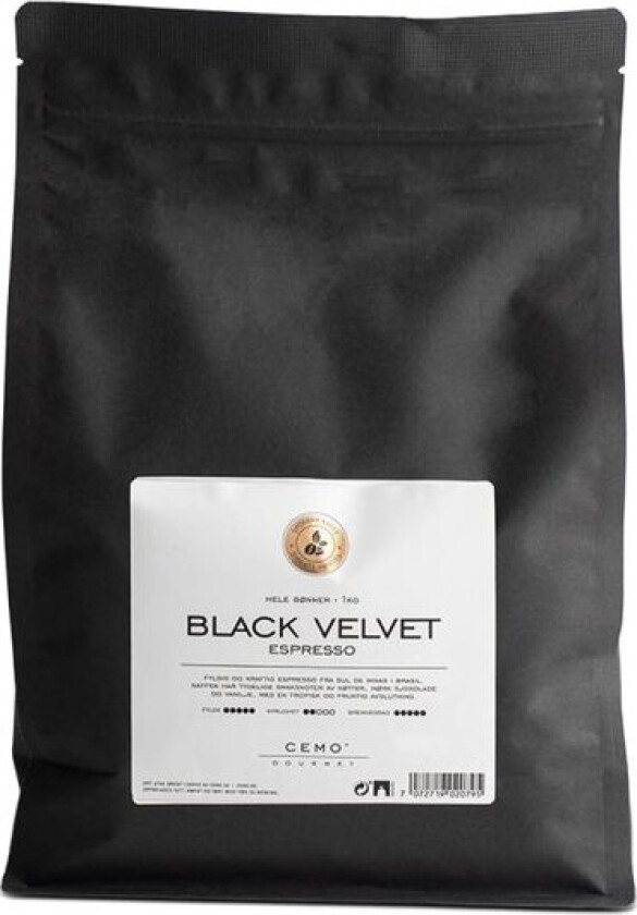 Black Velvet Espresso hele kaffebønner 1 kg