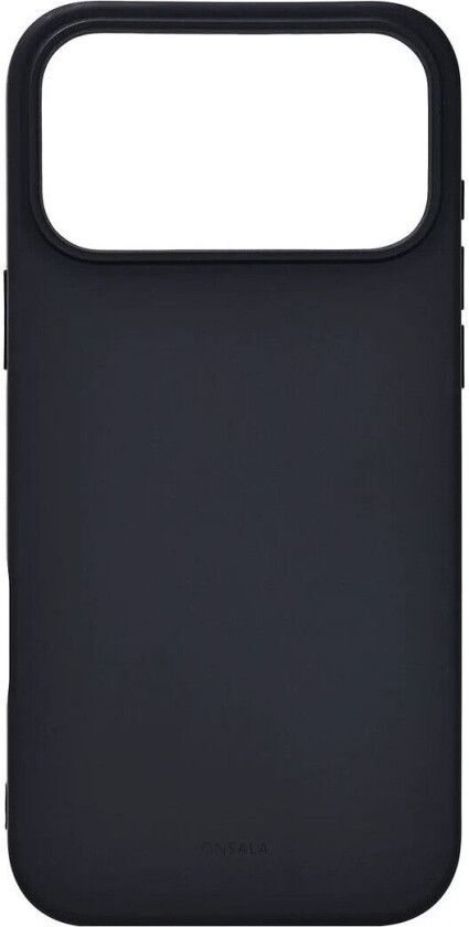 Onsala MagSeries silikondeksel (iPhone 17 Pro) - Svart