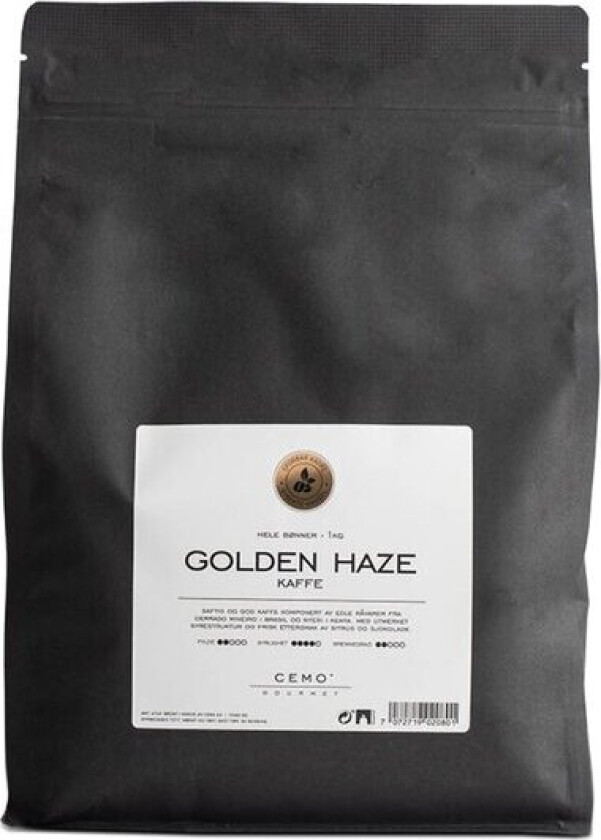 Golden Haze hele kaffebønner 1 kg