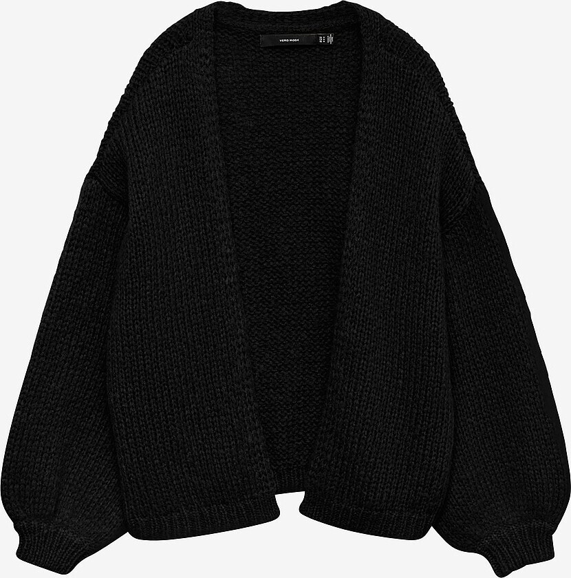 Kardigan vmMaybe LS Open - Svart