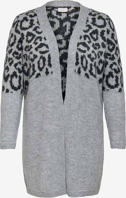 Kardigan carJade Zebra L/S - Grå