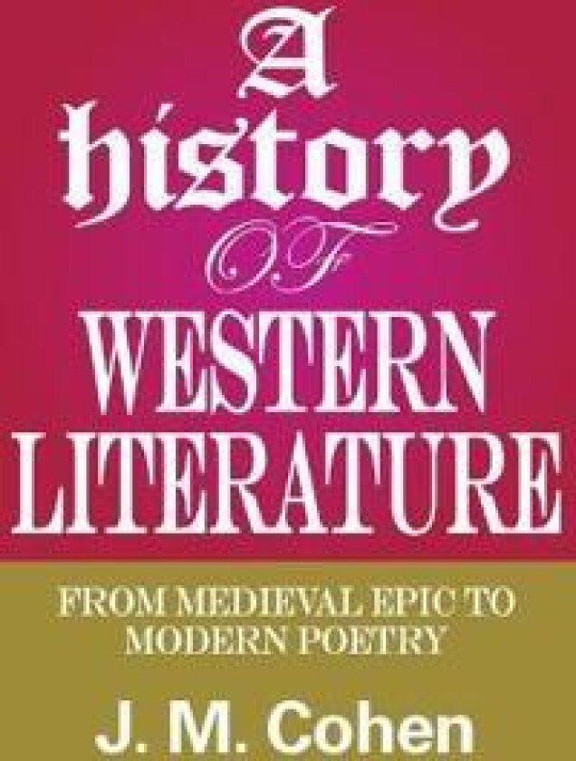 A History of Western Literature