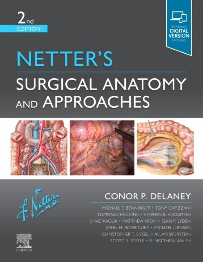 Bilde av Netter's Surgical Anatomy and Approaches av Conor P MCh PhD FRSCI ( Gen) FACS Delaney