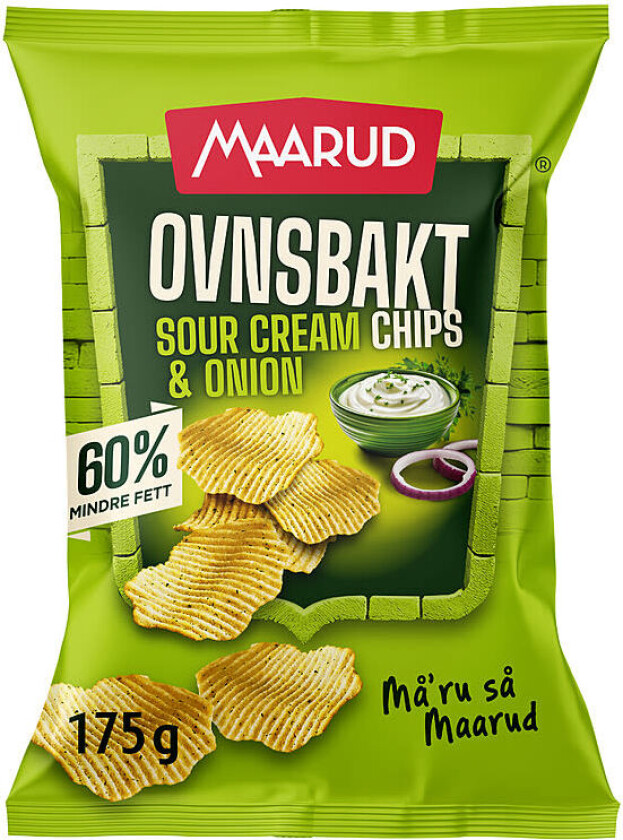 Ovnsbakt Chips Sour Cream&Onion 100g