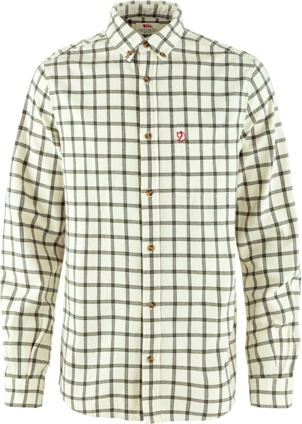 Men's Övik Flannel Shirt Chalk White-laurel Green