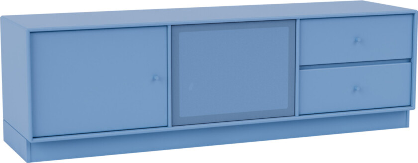 Octave Vi TV Bench 154-Azure 07 Plinth 7 cm - TV-benker - Peter J. Lassen - Blå - Tre