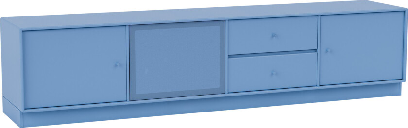 Octave Viii TV Bench 154-Azure 07 Plinth 7 cm - TV-benker - Peter J. Lassen - Blå - Tre