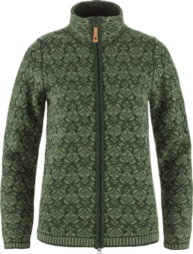 Women's Snow Cardigan Deep Forest