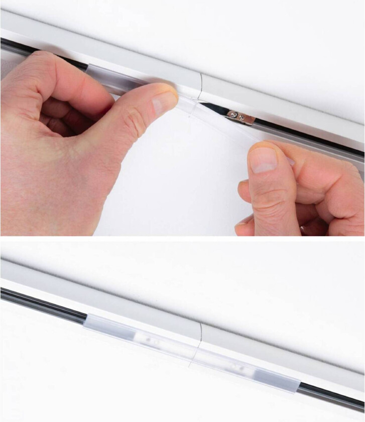 URail Connector-Inlay Satin, plast