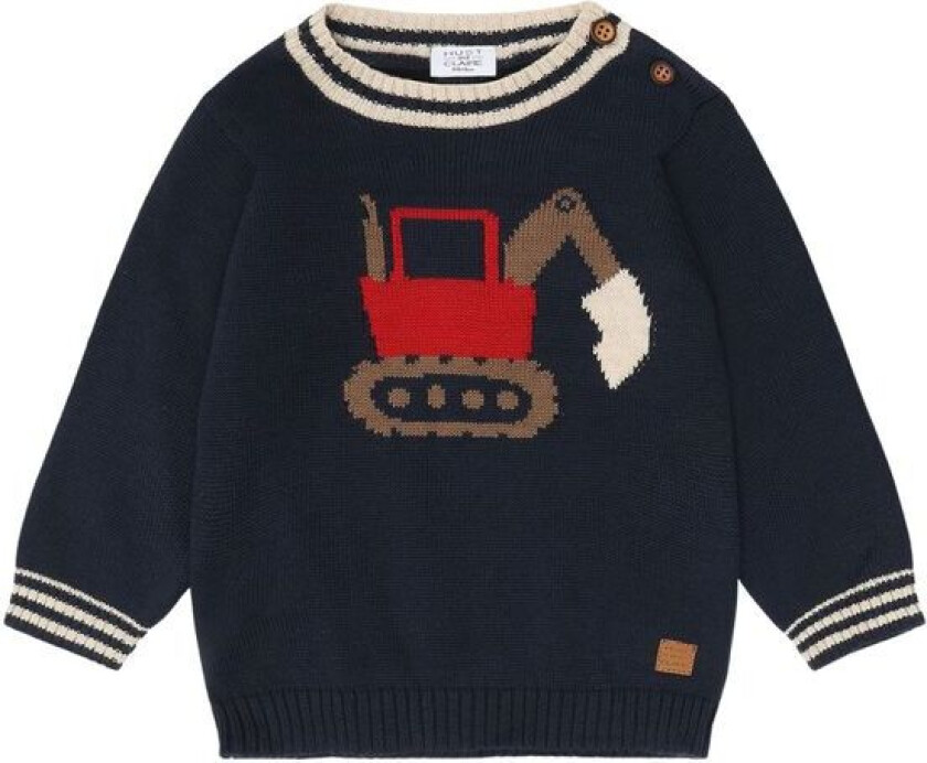 Hust & Claire - Genser Pilou Backhoe More Navy