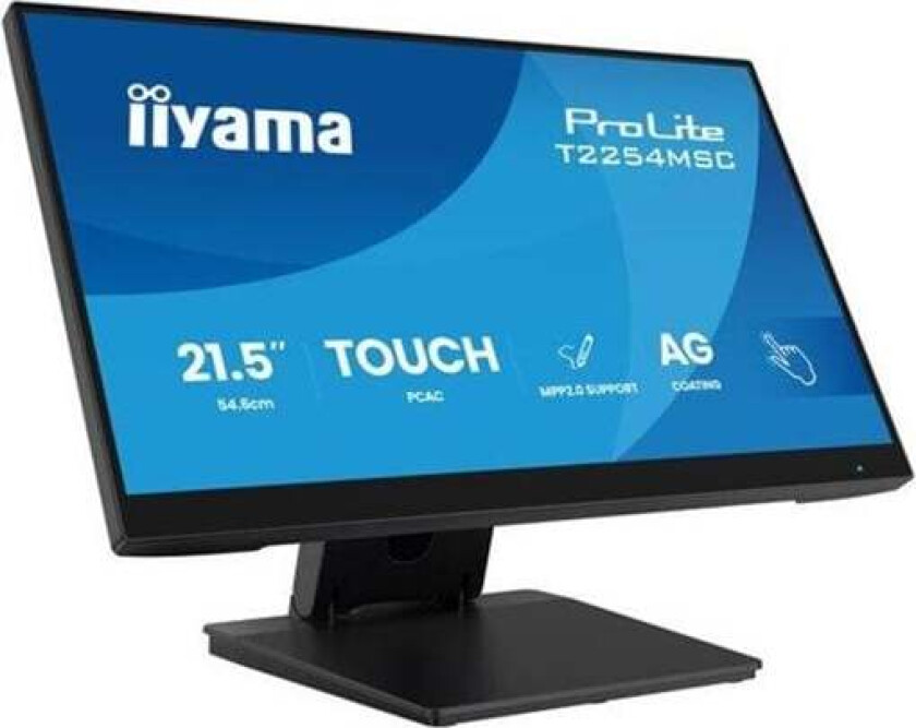 21" iiyama ProLite T2254MSC-B2AG - LED monitor - Full HD (1080p) - 21.5"