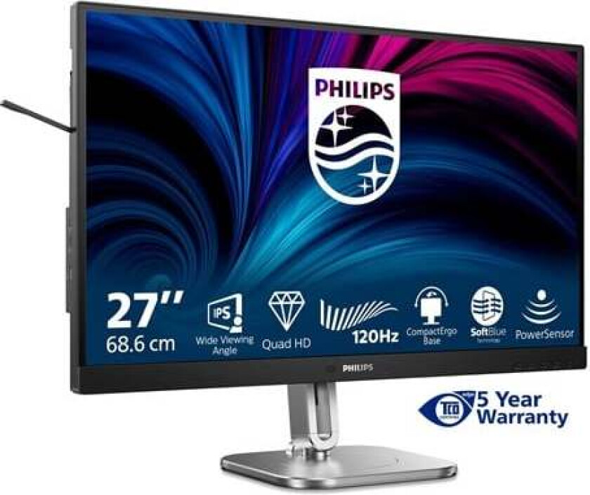27" Philips 27B2N4500 - 4000 Series - LED monitor - QHD - 27"