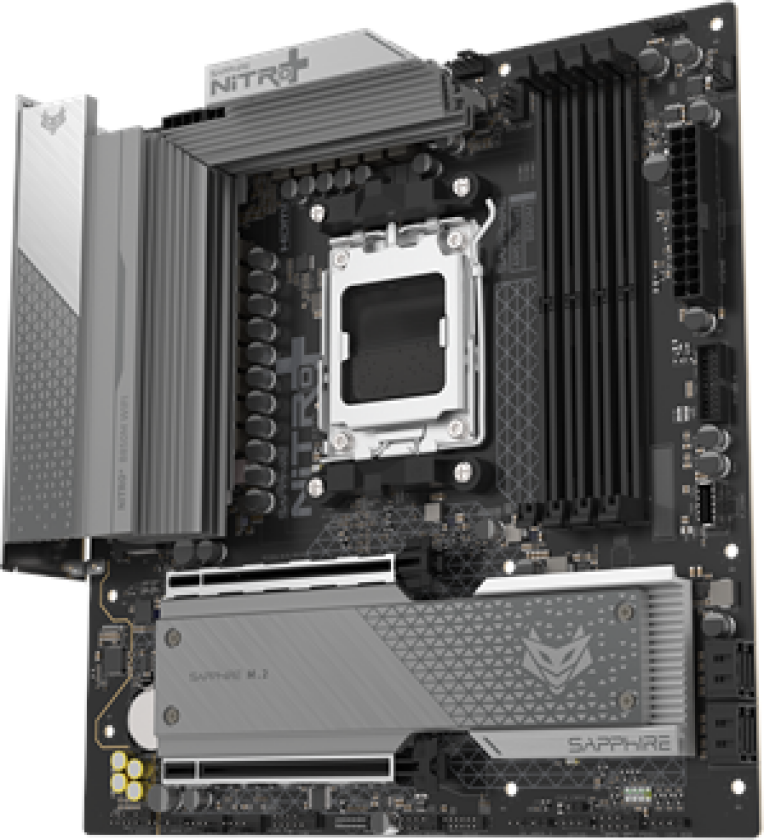 NITRO+ B850M WIFI Hovedkort - AMD B850 - AMD AM5 socket - DDR5 RAM - Micro-ATX