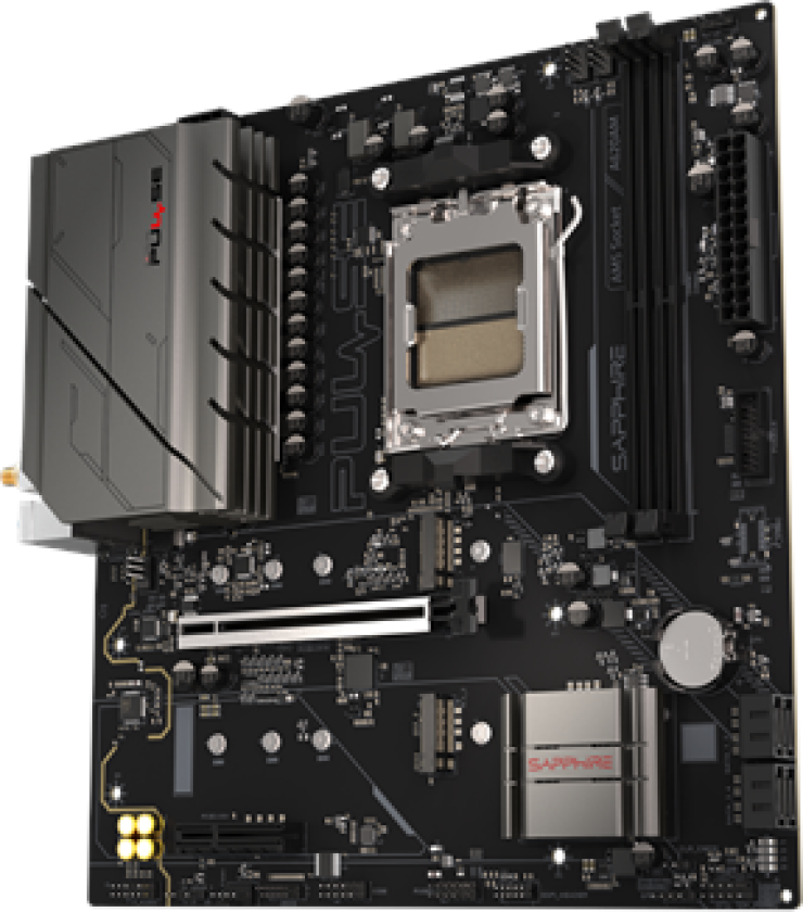 PULSE A620AM Hovedkort - AMD A620A - AMD AM5 socket - DDR5 RAM - Micro-ATX