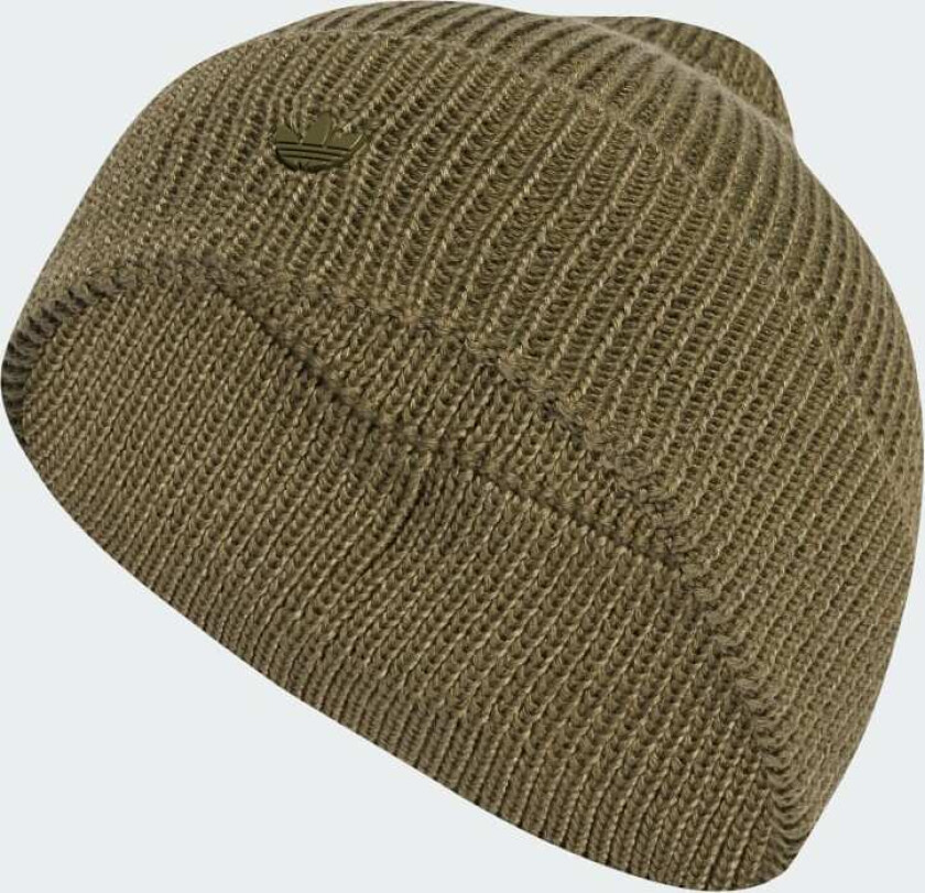 Everyday Icons Beanie With Tonal Metal Trefoil