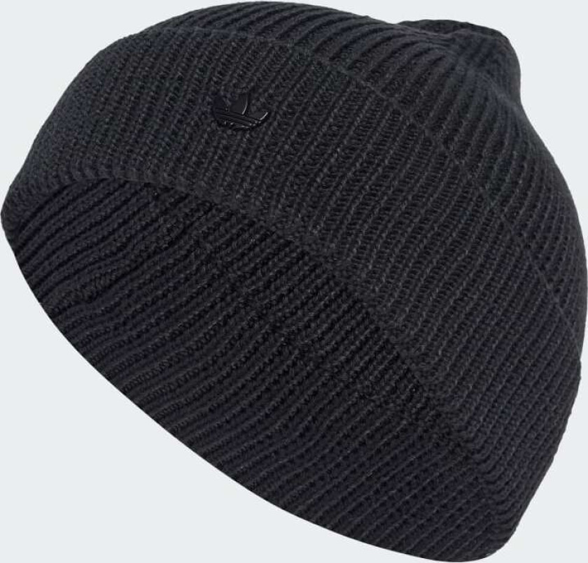 Everyday Icons Beanie With Tonal Metal Trefoil