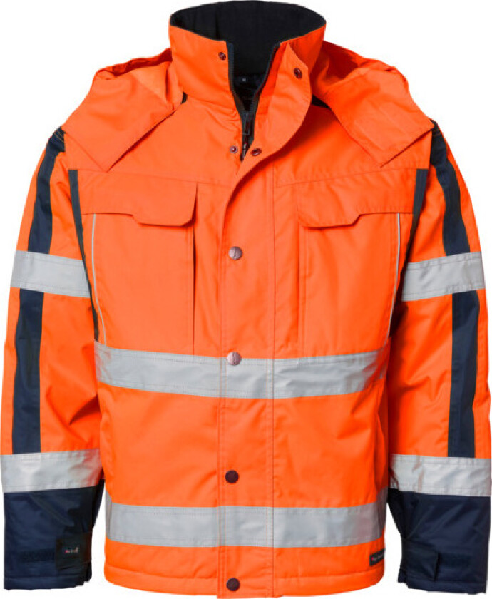 Jakke 5317 hi-vis oransje/blå,xs