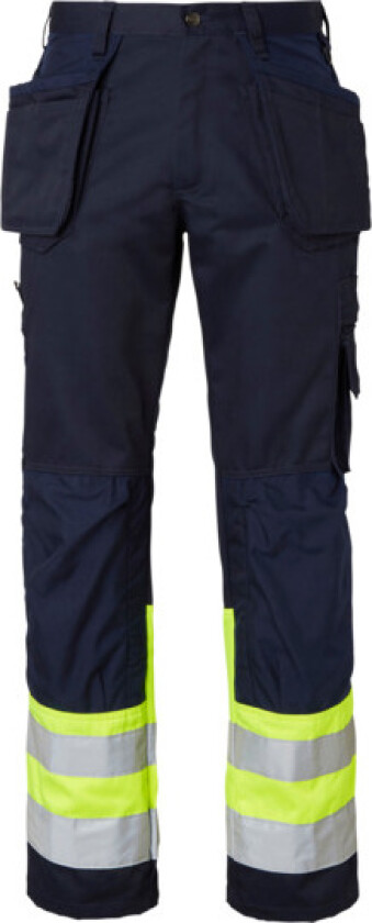 Håndverkerbukse 2171 blå/gul,c60