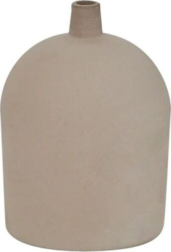 Dome vase grey engobe, small