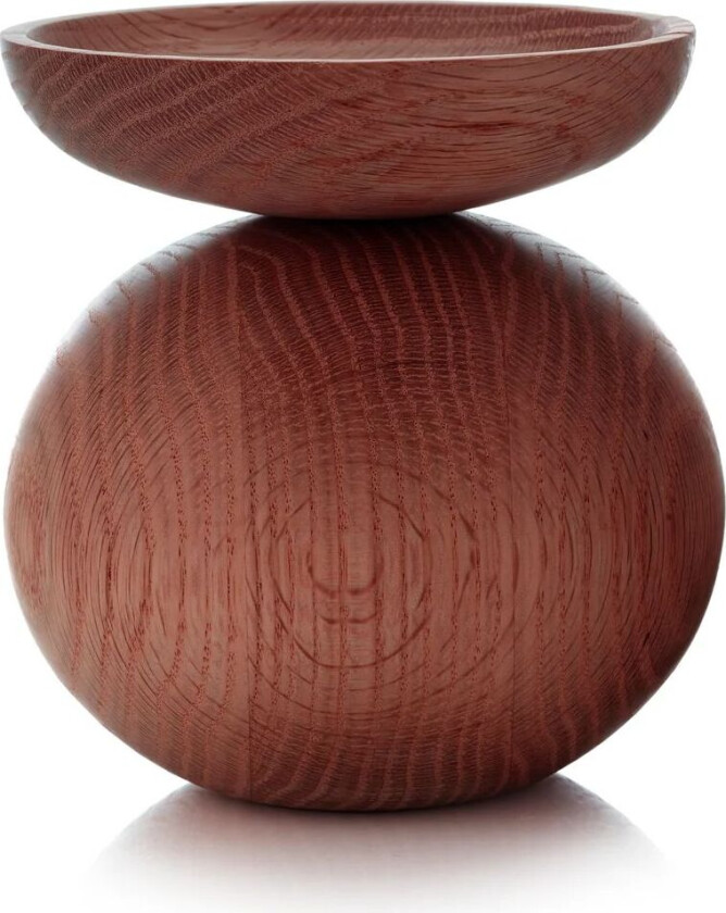 Applicata Shape bowl vase Røkt eik