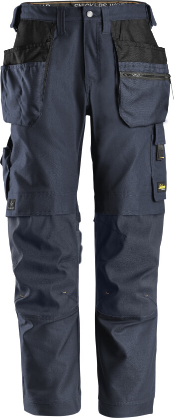 Canvas+ arbeidsbukse+ med stretch og hylsterlommer