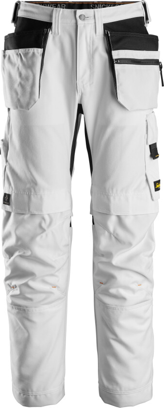 Canvas+ arbeidsbukse+ med stretch og hylsterlommer