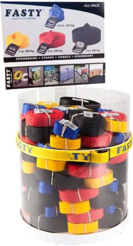 Lastestropp 300kg 100stk 25mm fasty