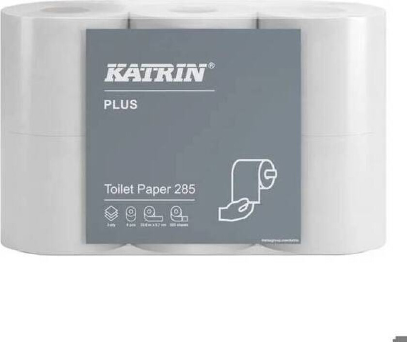 Bilde av Toalettpapir plus 285 6p