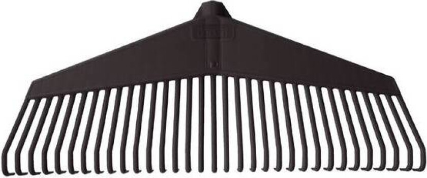 Løvrive plast bred svart 590mm