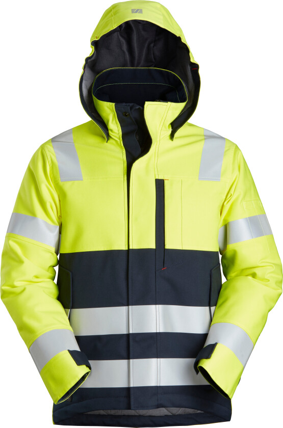 Protecwork, flammehemmende vinterjakke med hette, klasse 3