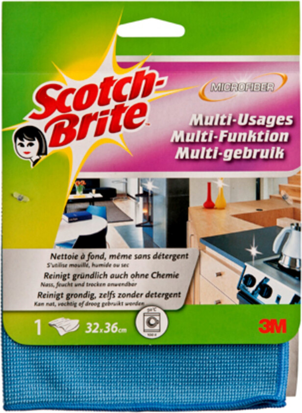 Scotch-brite™ w-810 mikrofiberklut, 320 x 360mm