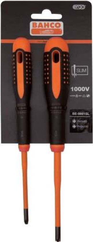 Skrutrekkersett vde smal ph1/2 2pk