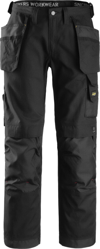Arbeidsbukse med hylsterlommer, canvas+