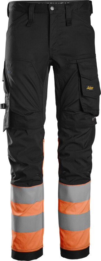 High-vis stretchbukse, klasse 1