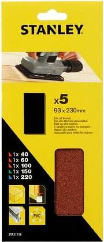 Slipepapir 1/3ark 93x230 sta31116