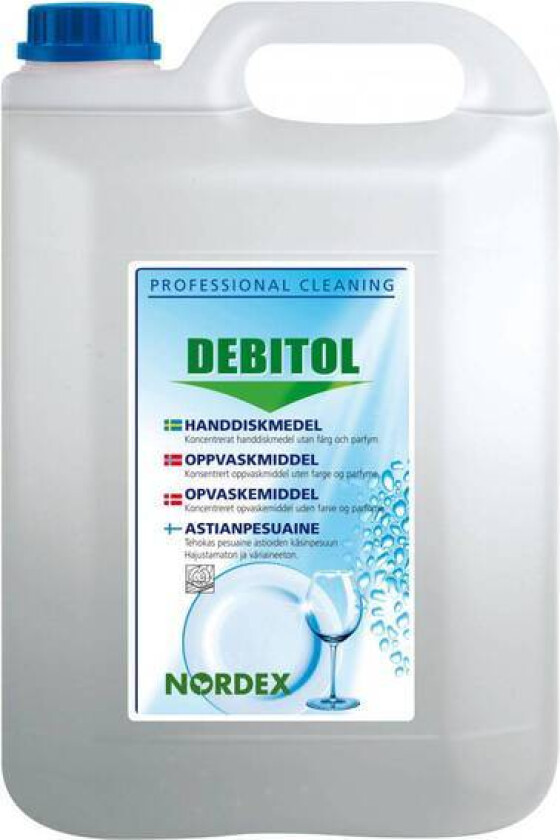 Oppvaskmiddel debitol 5l