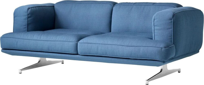 &Tradition Inland AV22 sofa 2-seters Vidar 733-polished aluminium