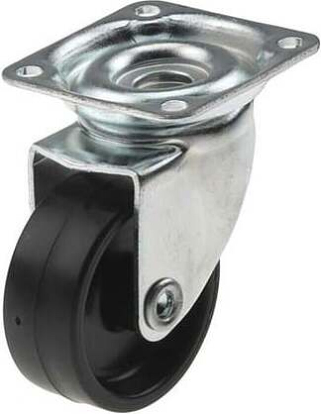 Møbelhjul svart 30mm