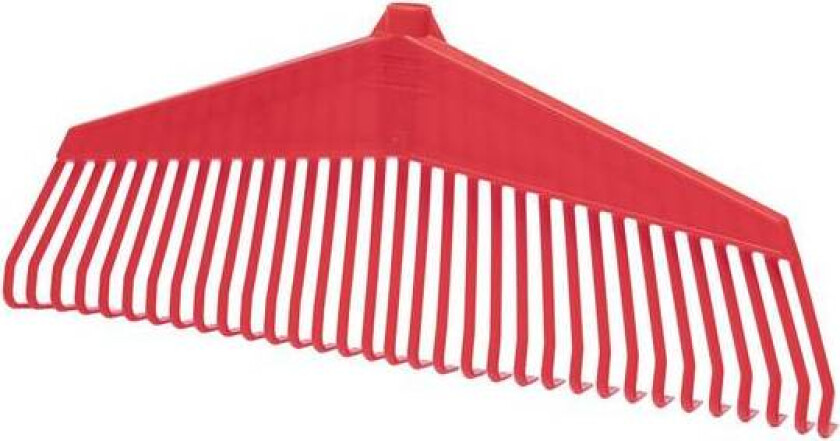 Løvrive plast bred rød 590mm