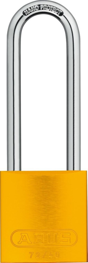 Hengelås abus 72/40 gul hb75