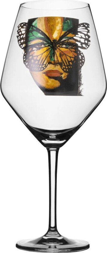 Golden Butterfly vinglass 75 cl Clear