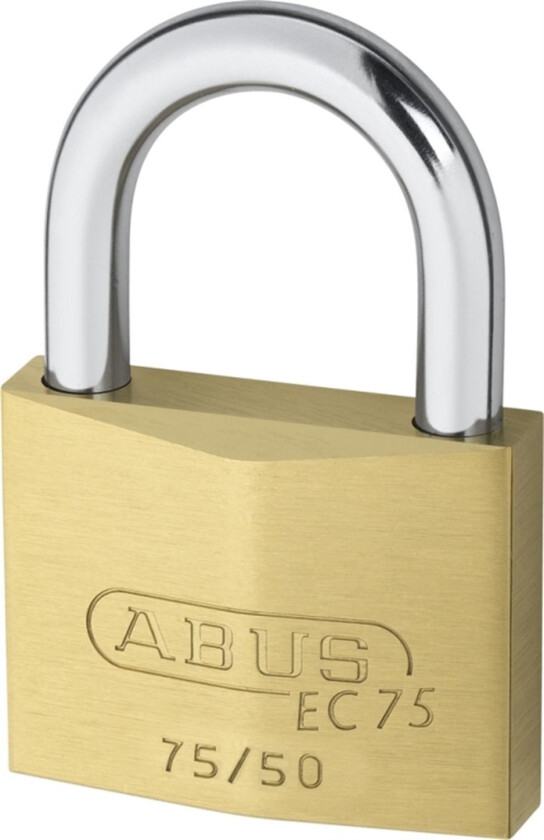 Hengelås 75/50 messing abus
