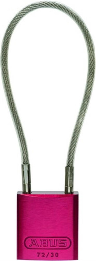 Hengelås abus 72/30 cab20 rød