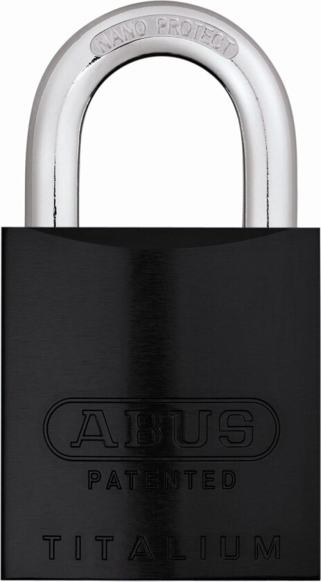 Hengelås abus 83al-45 s fg-kl2 sort