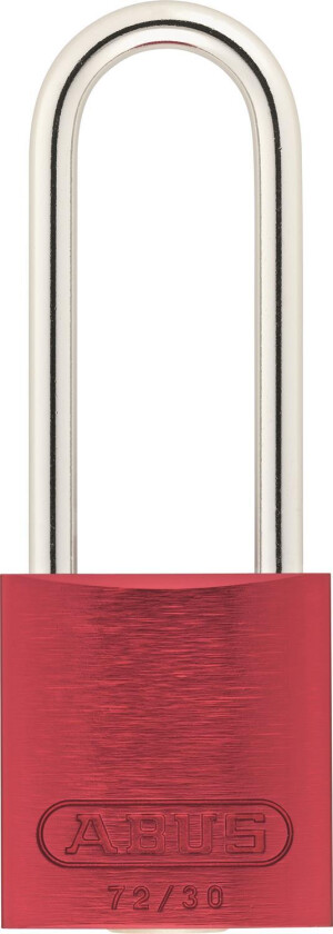 Hengelås abus 72/30 rød hb50