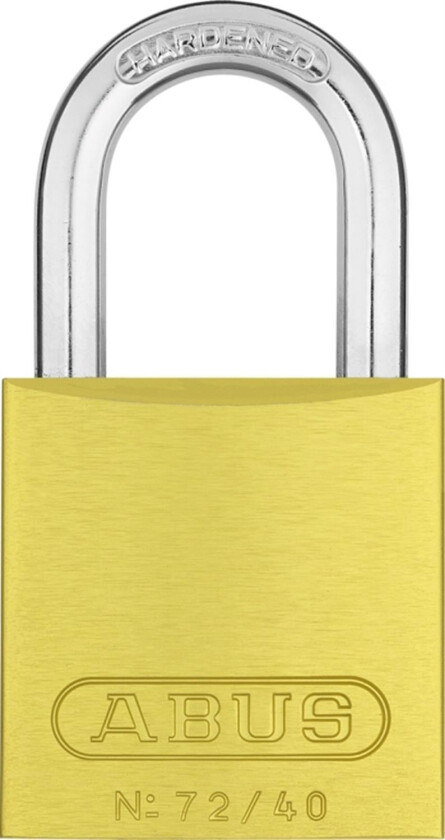 Hengelås abus 72/40 gul
