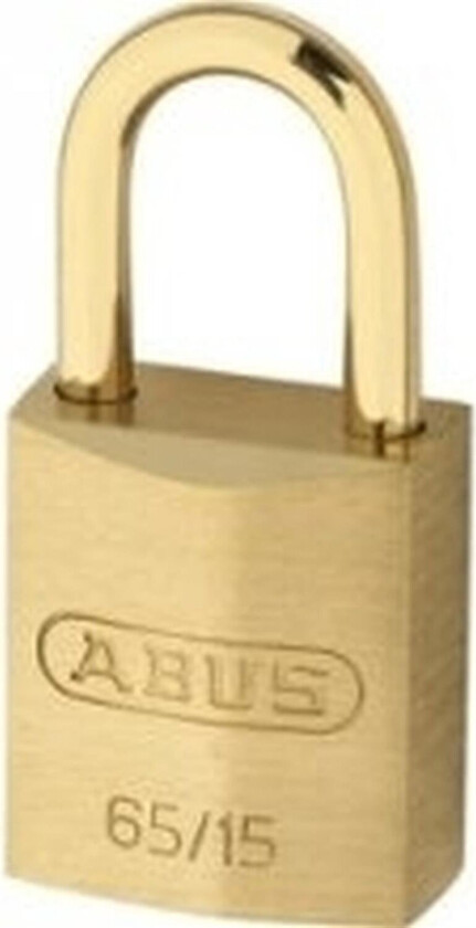 Hengelås 65/15c messing abus
