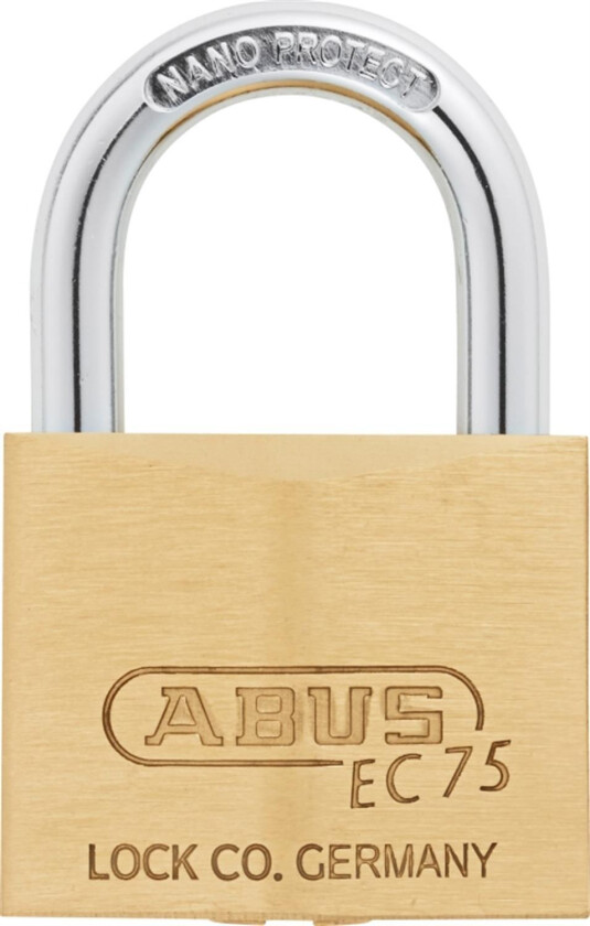 Hengelås abus 75-40 messing ka