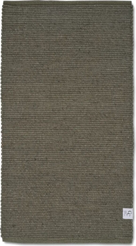 Merino entréteppe Dark green, 80 x 150 cm
