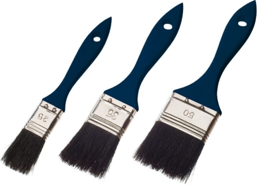 Penselsett color 700 inne natur 3-pakk